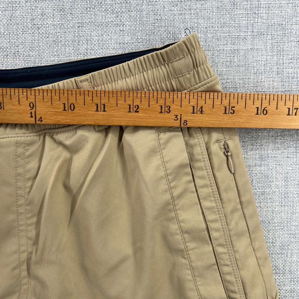 Birddogs Classic Khaki Shorts Mens Medium Compression Liner Tan Active Gym - Picture 4 of 8